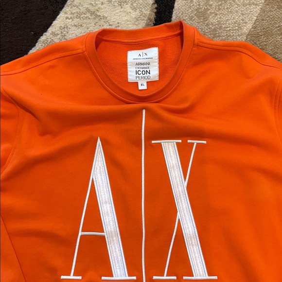 Armani Exchange Vibrant Orange Joggers - Picture 3 of 5